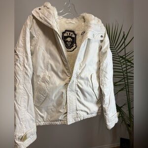 TNA white winter jacket